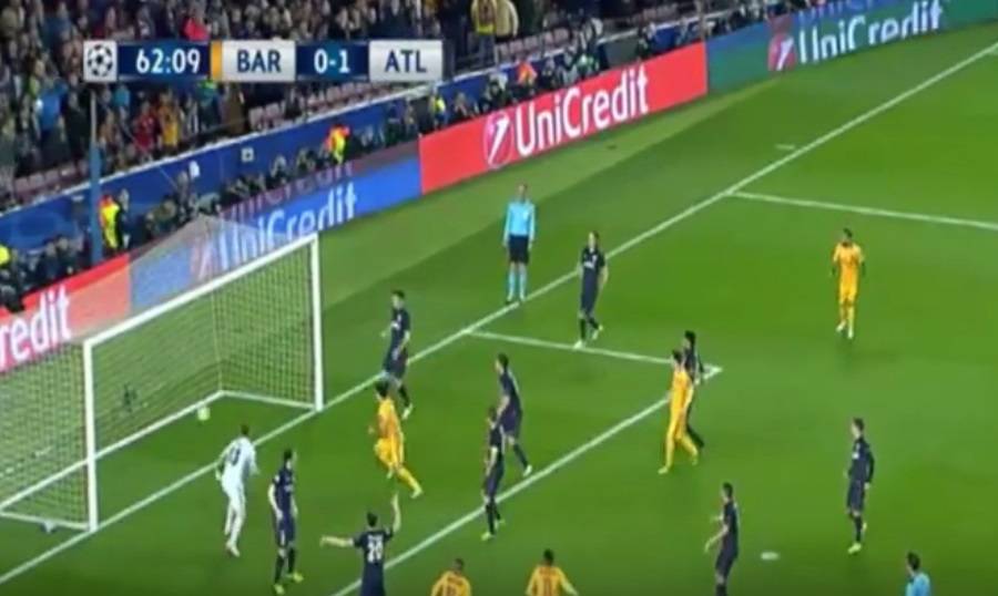 بالفيديو: هدف التعادل لبرشلونة في مرمة أتلتيكو مدريد وتصبح النتيجة 1-1!