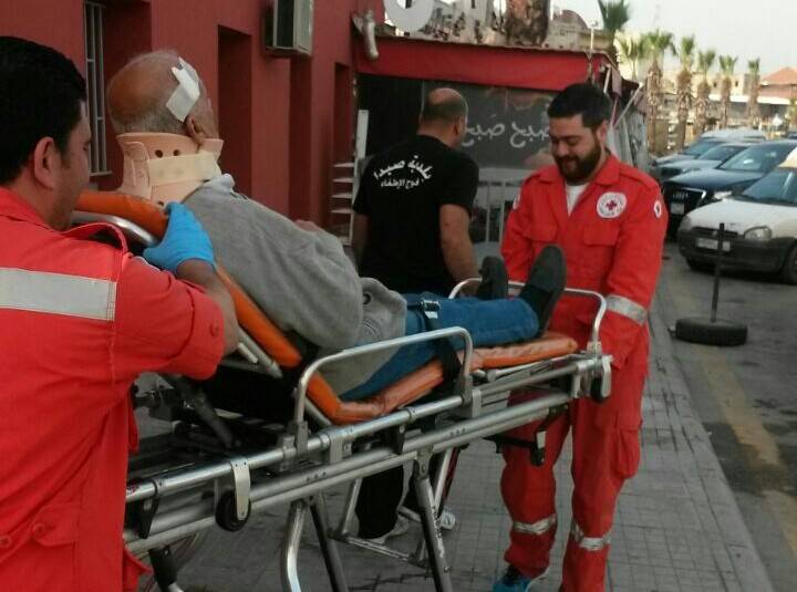 بالصور: جريحان في حادثيّ صدم في صيدا