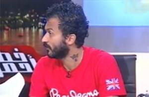 بالفيديو- لاعب مصري يطلق زوجته على الهواء: "دي وحدة..."