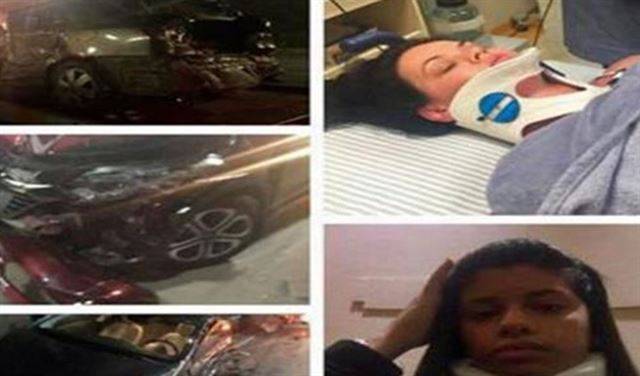 بالصورة.. نجاة زوجة وابنة نجم الكرة البرازيلية من الموت