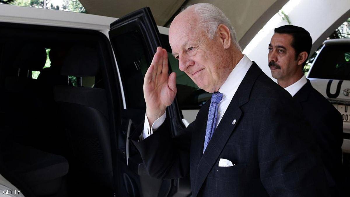 دي ميستورا يصل دمشق قبيل طهران وجنيف