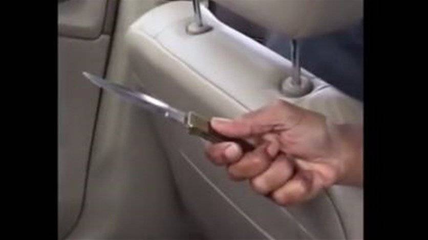 بالفيديو: جدّة تفقد أعصابها وتُهدّد بقتل حفيدها بالسكين