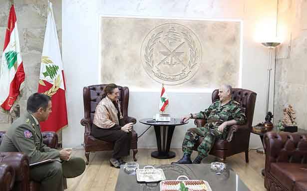 قهوجي استقبل حكيم وسفيرة اسبانيا