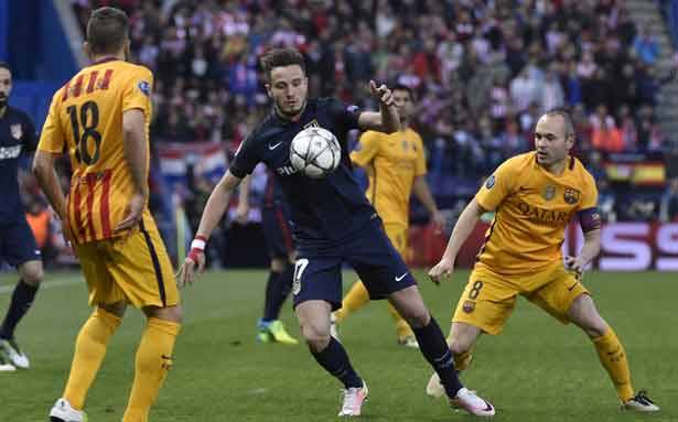 دوري أبطال أوروبا في كرة القدم :  أتلتيكو مدريد يطيح ببرشلونة وتأهل منطقي لبايرن ميونيخ