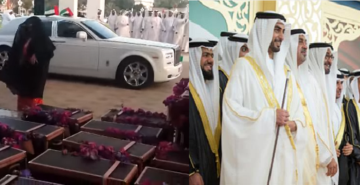 فيديو صادم- مهر أبنة ملك البحرين من الشيخ زايد بن سلطان.. ستذهل مما ستشاهد!