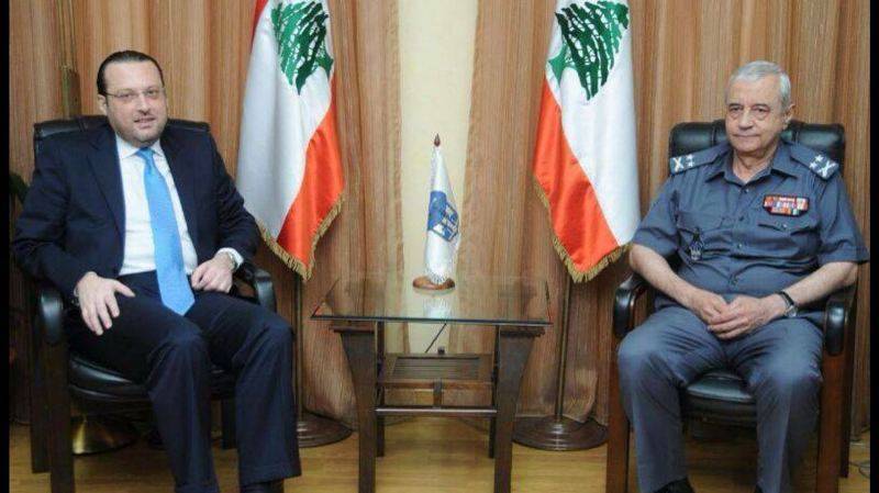 تقي الدين زار اللواء بصبوص وعرض معه الاوضاع واشاد بإحالة عدد من المتورطين في قوى الامن الى القضاء