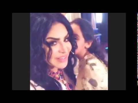 “فيديو”: أحلام تكشف وجه ابنتها.. هل تشبهها؟