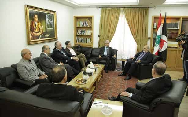 حردان استقبل «التغيير والإصلاح»