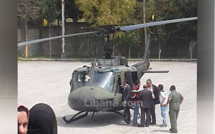 طوافة للجيش تنقل “ملكة” إلى بيروت