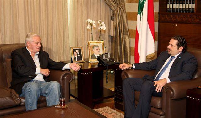لقاء بين الحريري وشمعون
