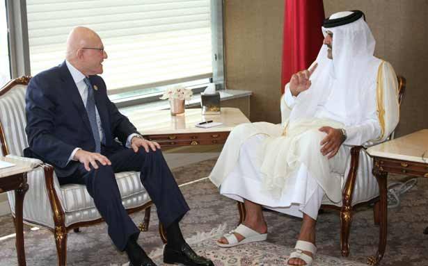 سلام عاد من اسطنبول
بعدما التقى أردوغان وأمير قطر