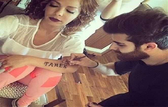 سر «التاتو» أصالة.. وزوجها يعلّق!