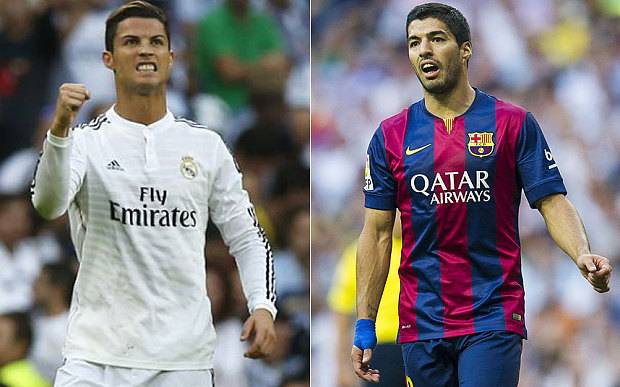 لقب هداف الدوري الإسباني بين رونادو وسواريز