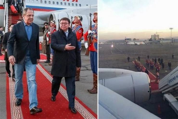 غضب في منغوليا بسبب حذاء وزير الخارجية الروسي