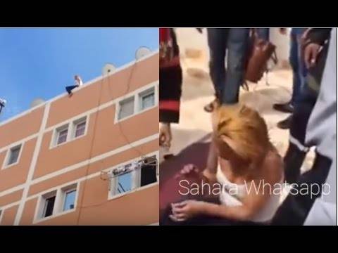 “فيديو”: لحظة إنقاذ فتاة حاولت الانتحار بالمغرب