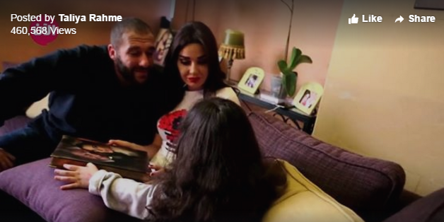 بالفيديو: ابنة سيرين عبد النور مع والدها وسيرين تضحك من قلبها
