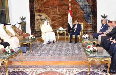 مصر والإمارات تؤكدان أهمية التوصل لحلول سياسية للصراعات في المنطقة