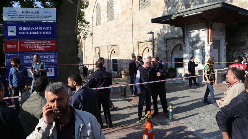 بالفيديو.. شاهد لحظة دوي تفجير بورصة الإنتحاري