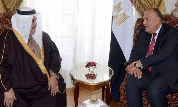 وزيرا خارجية مصر والبحرين يؤكدان توافق الرؤى بشأن مختلف القضايا