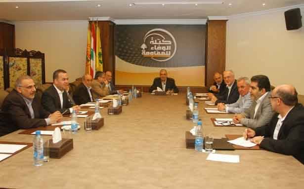 «الوفاء للمقاومة» : لإقرار قانون انتخابي عادل يصون المناصفة
لن نقبل أيّ تمييع قضائي أو لفلفة في قضيّة «الإنترنت»