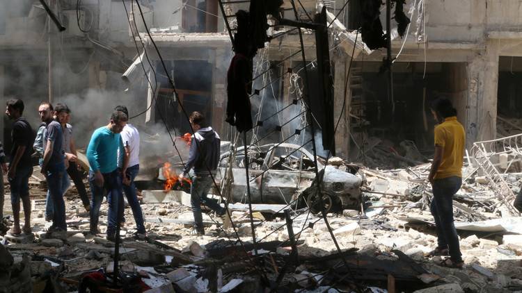 يوم دام في مدينة حلب السورية