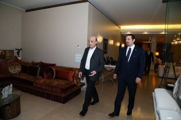 لقاء بين الحريري وجعجع..و التأكيد على  التحالف بين القوات اللبنانية وتيار المستقبل في الانتخابات البلدية في بيروت