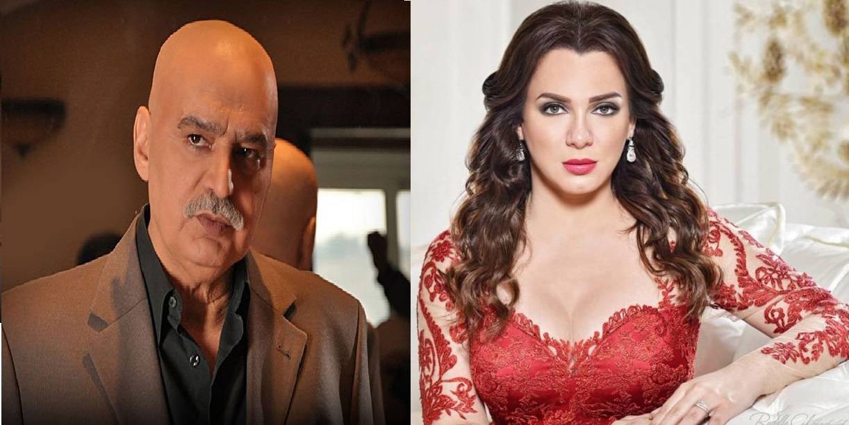 سلاف فواخرجي تساند عباس النوري في محنته (صور)
