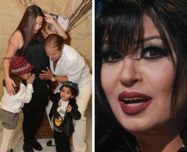 ماذا فعلت فيفي عبده مع ابن وائل نور في عزاء والده! (فيديو)