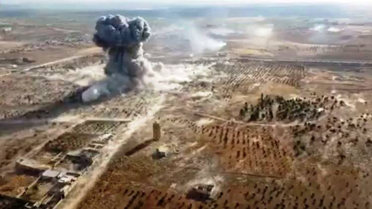 "جيش الفتح" ينشر فيديو لعملياته الإرهابية في خان طومان بطائرات دون طيار