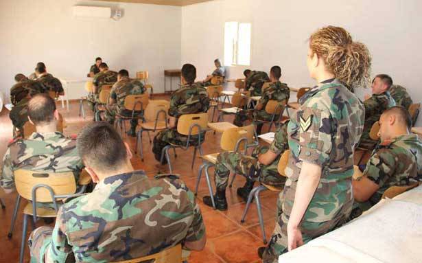 مُباريات في اللغة الفرنسيّة لوحدات من الجيش