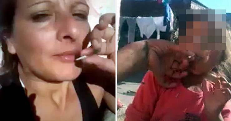 فيديو: أم أرجنتينية تجبر طفلتها على فعل أمر صادم!