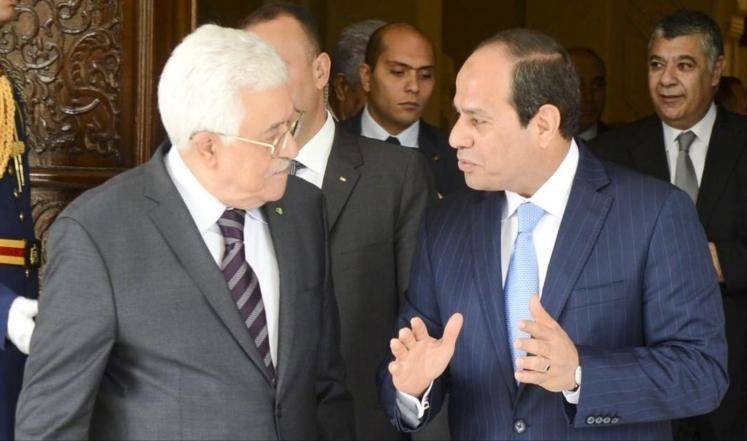 السيسي وعباس يدعمان عقد مؤتمر السلام