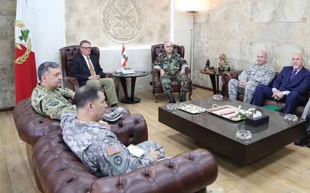 قهوجي بحث ووفد أميركي
التعاون العسكري
