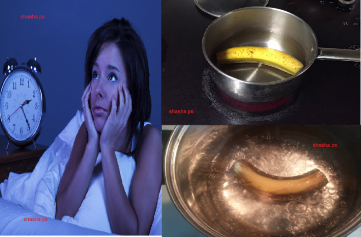 اذا كنت تريد ان تنام .. اقطع طرفي موزة وضعها في ماء مغلي