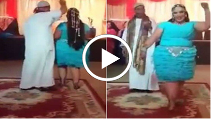 بالفيديو.. عروس تشعل حفل زفافها برقصة من العيار الثقيل