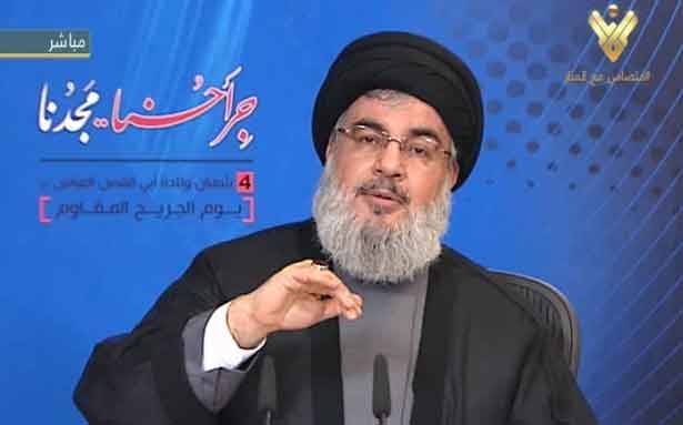 نصر الله: يُريدون من خلال «داعش» تدمير حزب الله وجبهة المقاومة