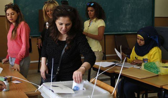 نسب الإقتراع في بعض مناطق جبل لبنان