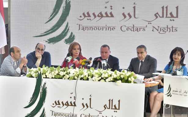 إطلاق مهرجانات «ليالي أرز تنورين» والرحابنة ضيوفها
فرعون : علينا الحفاظ على أماكن فيها غنى إلهي
عريجي : موضوع المهرجان مُهمّ جداً ثقافياً