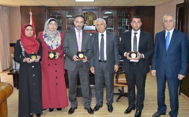 وفد ديوان المحاسبة الأردني
اطلع من حمدان على أعمال الرقابة