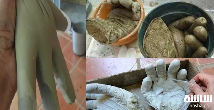 هذا الرجل صبّ الإسمنت في قفّازات بلاستيكية.. وبعد يومين...