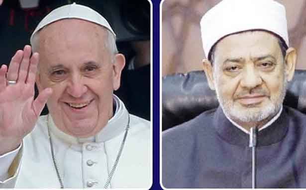 لأول مرة في التاريخ...
البابا يستقبل شيخ الازهر