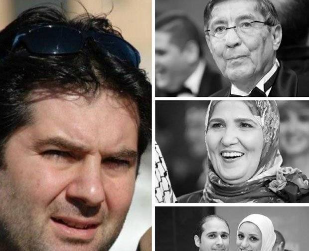 بعد فقدانه أربعة من أفراد عائلته...صور انهيار عائلة المخرج عثمان أبو لبن