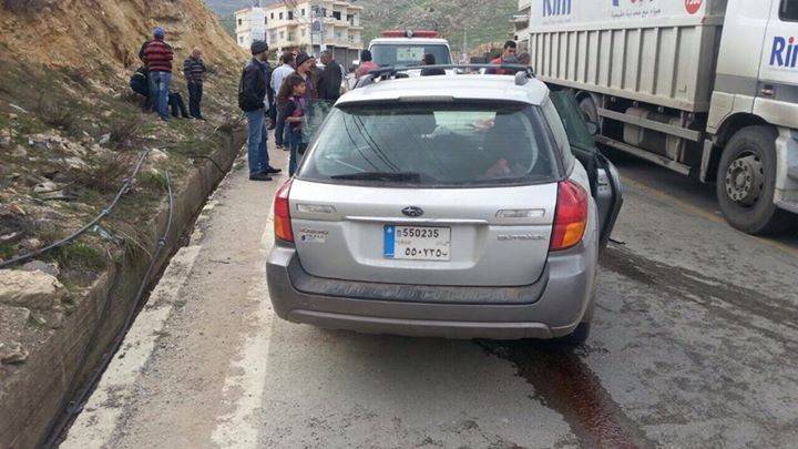 بالصور: قتيل وجرحى بحادث سير في ترشيش