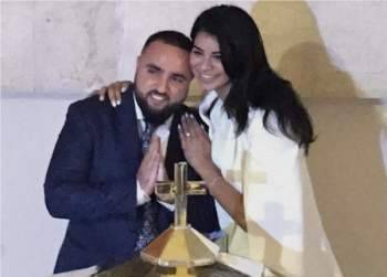 ريما فقيه وزوجها في شهر العسل