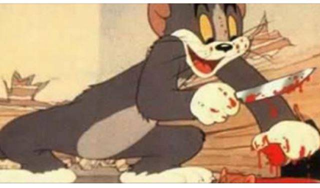 نهاية كرتون توم وجيري الممنوعة من العرض! بالفيديو