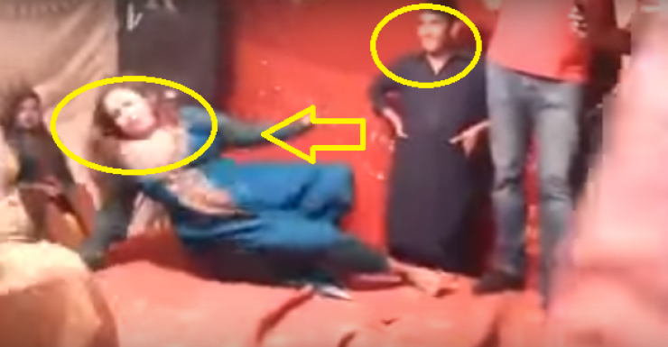 فيديو- بعد أدائها لرقصة غريبة أمام الجميع.. حدثت الكارثة!