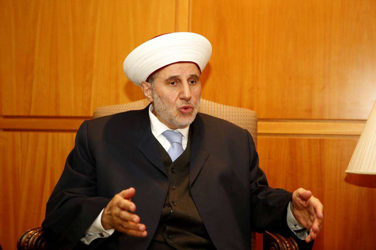 المفتي الشعار: للتصافح والتسامح أيا كان ارابح
