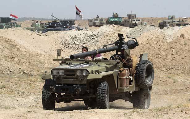الجيش العراقي يتقدم من الجهات الاربع
العملية لن تتوقف حتى تحرير الفلوجة