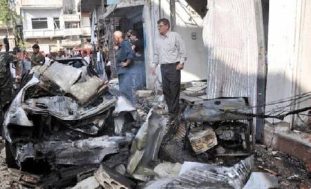 ضحايا بتفجير قرب مسجد في اللاذقية
