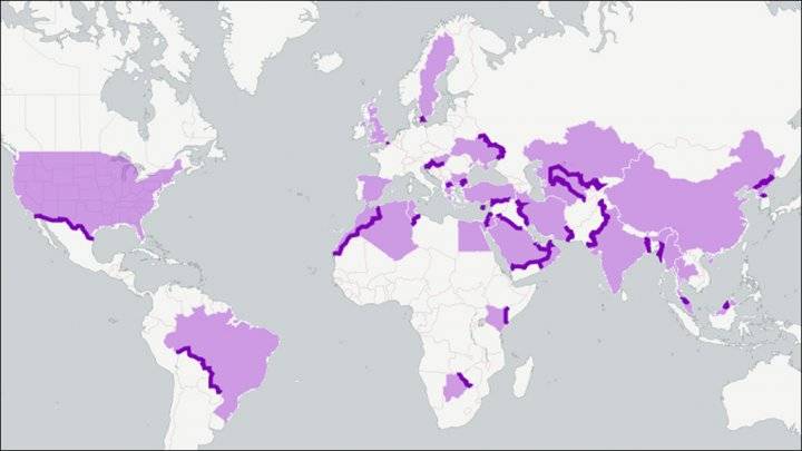 "جدران الفصل": 65 جداراً جديداً منذ انهيار حائط برلين